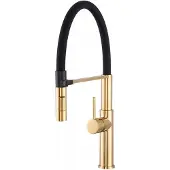 Gamma Keukenmengkraan VENTO NEW GOLD met uittrekbare spuit
