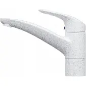 Pyramis Kaskada Keukenkraan - Wit, Eéngreeps, Waterval Design