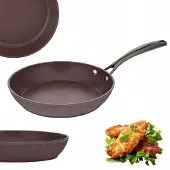 Valdinox Stripes Grillpan 24 cm - Inductie, Gas, Antiaanbaklaag