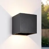 LumenXL Oplaadbare wandlamp Arden met bewegingssensor- zwart