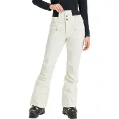 Roxy - Dames skibroeken - Rising High Pant Whisper White voor Dames - Maat S - Wit