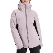 Roxy - Dames ski jassen - Snowyhill Puffy Nirvana voor Dames - Maat L - Paars