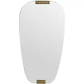 House Doctor Clips spiegel goud 58x32cm - 900000082