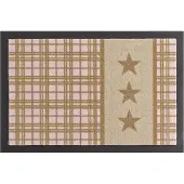 Hanse Home Deurmat Sterren plaid Wasbaar 30°C 40x60 cm