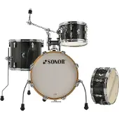 Sonor AQX 16 Jungle Shell Pack Black Midnight Sparkle
