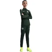 Nike Chelsea Strike Trainingspak 1/4-Zip 2025-2026 Kids Donkergroen Wit