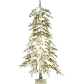 Beliani HASSLAN - LED kerstboom - Wit - Synthetisch materiaal