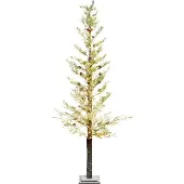 Beliani GRENIVIK - LED kerstboom - Wit - Synthetisch materiaal