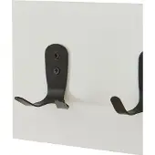 En.casa Wandkapstok Vänd 32x60x14 cm wit en zwart []