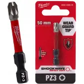 Milwaukee PZ3 Slagmoer Bit 50mm Shockwave Impact Duty 1/4"
