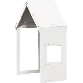 vidaXL Kinderbedhuisje 55x84x132 cm massief grenenhout wit