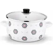 Tadar Traditionele Emaille Pan 5,5L - Folklore Design