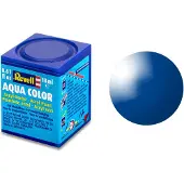 Revell Hobbyverf Acrylverf - Aqua #52 Blue - Gloss - RAL5005 - Acryl - Verf potje - 18 ml