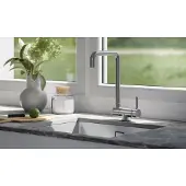 KFA Keukenkraan Theta II Inox - Opklapbare Uitloop
