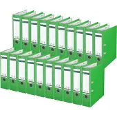 Leitz Map 1010, DIN A4, rugbreedte 80 mm, 20 stuks, lichtgroen