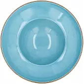 Lubiana Art Diep Pastabord 26 cm Kaszub Turkoois Porselein