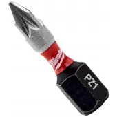 Milwaukee Shockwave PZ1 bit 25 mm slagvastheid