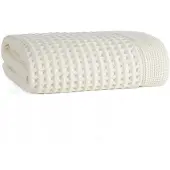 Eurofirany Melo Strandlaken 70x140 cm Crème - Wafelstructuur Katoen