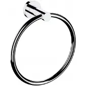 Omnires Modern Project Handdoekrek - Chroom Eikel