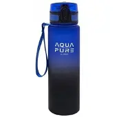 Astra Bidon Aqua Pure 600ml Blauw/Zwart - BPA-vrij
