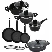 Zwieger Forte Pannenset met Braadpan & Siliconen Afdekhouders