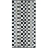 Cawö Handdoek Cawö Unique Karo Anthracite (3-delig)