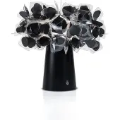 Slamp Tafellampe , Clizia Mama Non Mama, dimbare, Zwart, Woonkamer, Kunststof, Designer