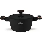 Berlinger Haus BerlingerHaus Koekenpan met Deksel 20cm Black Rose Collectie