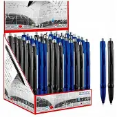 Starpak Automatische Pen met Uitschuifbare Spiekbrief - Blauw, 0.7mm