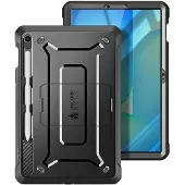 Supcase Hoes Geschikt voor Samsung Galaxy Tab S10 FE Plus - Unicorn Beetle Pro - Stofdichte Case met Ingebouwde Screenprotector - Full Protect valbescherming - met Kickstand Zwart