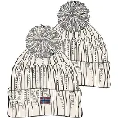 Napapijri Muts 'Semiury' ecru / royal blue/koningsblauw / robijnrood