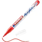 Edding - Acrylmarker edding e-5300 f verkeersrood | 1 stuk | 10 stuks