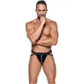 Black Level - jockstrap met rits (zwart) - M