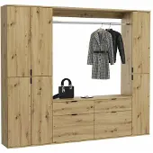 Furnilux Projektxgarderobeset - 212cm x 193cm x 34cm