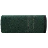Eurofirany Karin Handdoek Donkergroen 30x50cm - 100% Katoen, 500 GSM