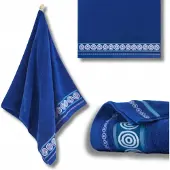 Zwoltex RONDO 2 handdoek 30x50cm - Egyptisch katoen, chabergroen