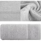 Eurofirany Luxe Katoenen Badhanddoek 70x140cm Zilver - Perfect Cadeau