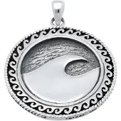 MOOYE ® - Collectie Zilveren Golf kettinghanger