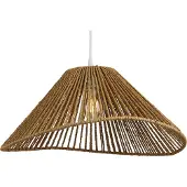 Lighto | Hanglamp Rotan Naturel Ø45 cm - Plafondlamp - Japandi Lamp - Eetkamer - Slaapkamer - Woonkamer - Viva