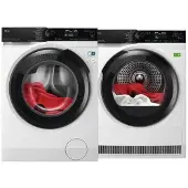 AEG Bundel - Wasmachine LR76U964 ProSteam + Droogkast TR88BHDC AbsoluteCare