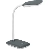 TRIO BOA - Tafellamp - Bureaulamp, - Titanium - incl. 1x SMD 3,5W - Touchdimmer - In hoogte verstelbaar