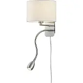 TRIO HOTEL - Wandlamp - Nikkel mat - excl. 1x E14 3,5 W - OSRAM lichtbron - Wandmontage - Niet dimbaar - Badkamerverlichting
