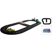Kids Globe Autobaan Wegdelen Puzzel Zwart zwart Kunststof Racebaan