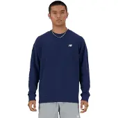 New Balance Sweatshirt 'Essentials' donkerblauw / wit
