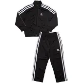 Adidas Trainingspak 'Adicolor Firebird' zwart / wit