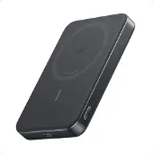 Anker MagGo Slim Draadloze Powerbank met MagSafe en Qi2 10.000 mAh met Snelladen Zwart