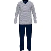 Tom Tailor Pyjama lang navy / wit