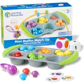 Learning Resources Mini Muffin Match Up Math Activity Set - 1+