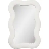 Ebuy24 Wandspiegel Bosaro | glas wit 80x54x3.5 cm wandspiegels | NADUVI