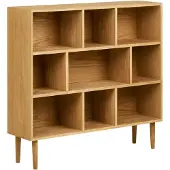 House Nordic Boekenkast Oshawa - Naturel Hout - 112x105x30cm